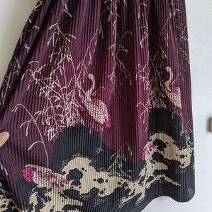 Lightweight Maroon Midi Dress